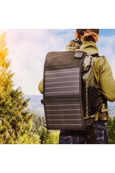 NEO Tools Încărcător solar panou solar pentru telefon NEO 2x USB 5V / 1,5A