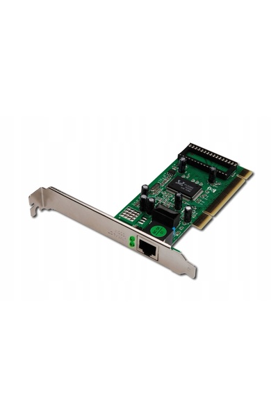 Digitus Placă de rețea DN-10110 PCI Gigabit 1000Mbps cu profil redus, 32 de biți