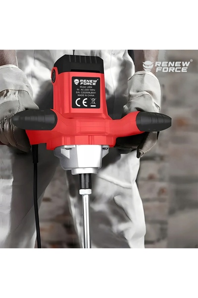 Renew Force MIXER PENTRU ADESIV, BETON ȘI VOPSELE, ELECTRIC, 2800 W, 2x MIXER...
