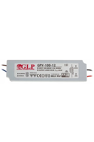 NO BRAND Sursă de alimentare 12 V CC 8.3 A 99 W LED HERMETIC IMPULSE 12V 8.3A