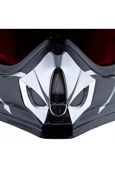 NO BRAND Casca moto pentru tineri W-TEC V310 enduro Negru LRB r. S 49/50