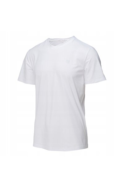 NO BRAND Tricou bărbătesc cu mânecă scurtă FARN VNECK L