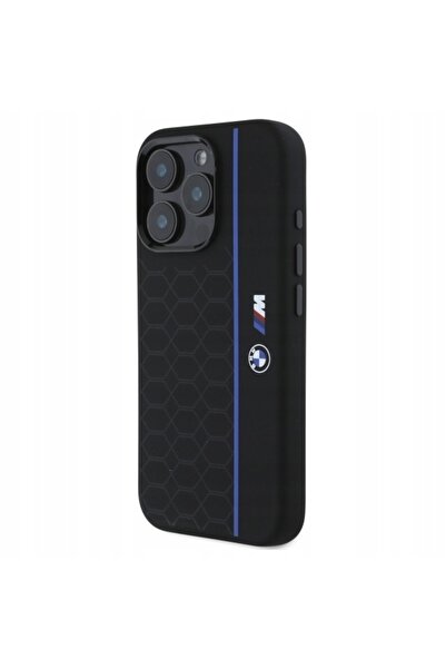 NO BRAND Husă pentru iPhone 16 Pro Max, BMW Silicon Hexagon Blue Line pentru ...