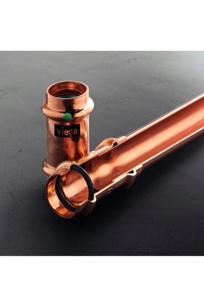 Viega Dop de 28mm din cupru pentru țeavă de gaz