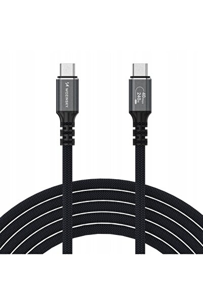 NO BRAND Cablu Wozinsky USB tip C - USB tip C 2 m negru