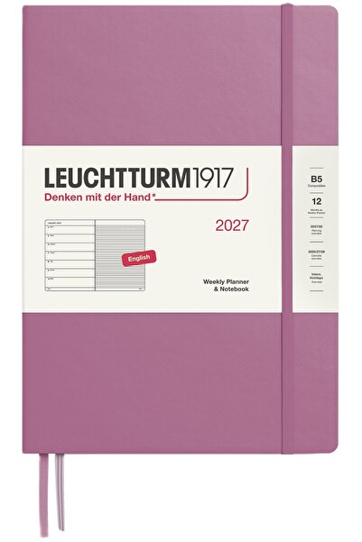 NO BRAND AGENDĂ SĂPTĂMÂNALĂ CU CARNET DE NOTIȚE FORMAT B5, planificator 2027 ...