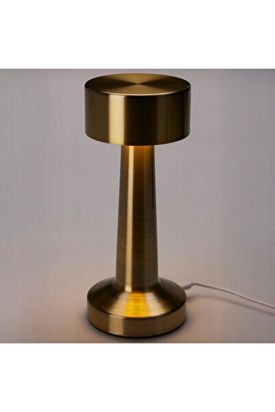 Koopman International Lampă WIRELESS de masă/noptieră, metalică, AURIE, tacti...