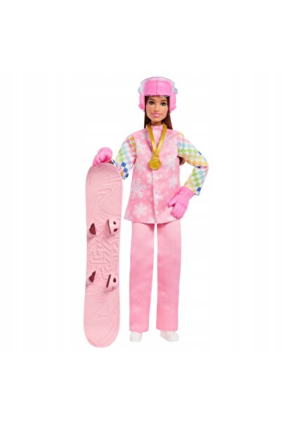 Barbie Snowboard Zestka Deluxe Set Păpușă și accesorii Jucărie 3+ JKF78