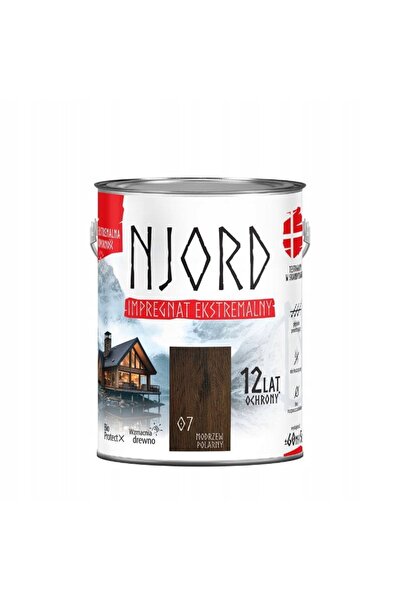 Njord IMPREGNANT EXTREM PENTRU LEMN PIN POLAR 5L PROTECȚIE LEMN