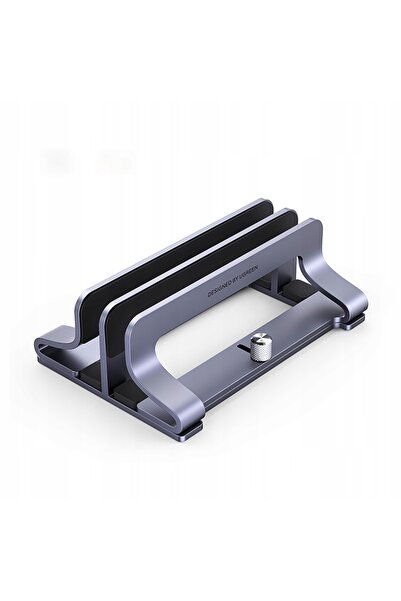 Ugreen Suport vertical din aluminiu pentru laptop și tabletă, argintiu