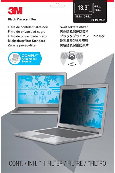 3M Filtru de confidențialitate 13.3 " 16:9, 98044054314