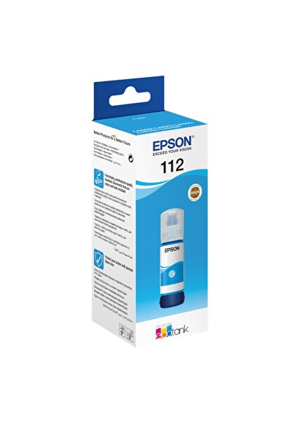 EPSON Cerneală 112 EcoTank [C13T06C24A] cyan/albastru 70ml 6000 straturi orig...