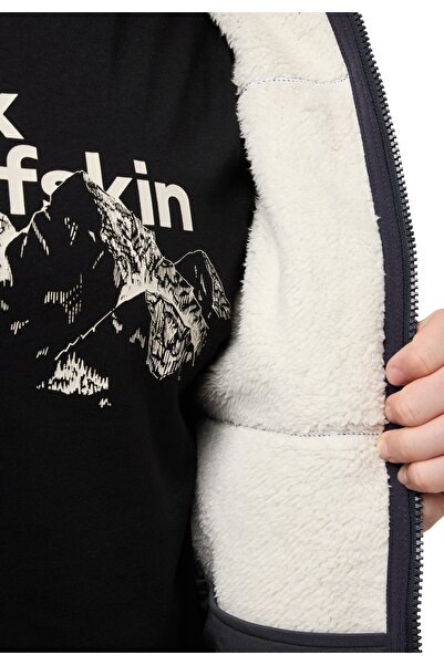 Jack Wolfskin Jachetă polar fleece pentru bărbați KAMINFEUER cu glugă M