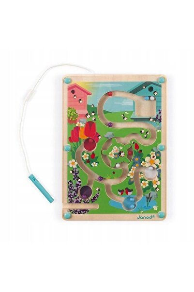 Janod Labirint magnetic cu indicator, jucărie magnetică Meadow