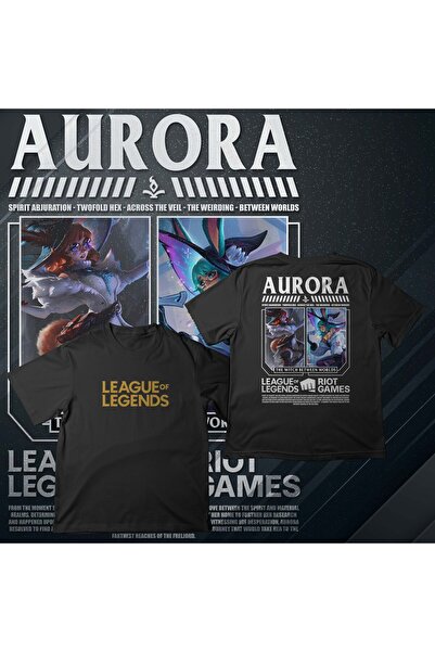 EZ Design League of Legends -Aurora- Printed Oversize T-Shirt