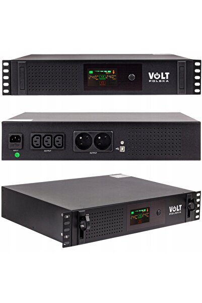VOLT POLSKA RACKUPS 850VA / 480W 1*9AH Sursă de alimentare de urgență tip rack