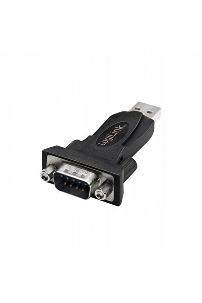 LogiLink Adaptor USB2.0 AU0002F RS232 DB9 Compact pentru Win 11, pentru modemuri