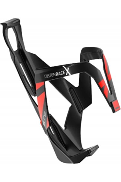 Elite Suport bidon Custom Race X negru/roșu lucios OS