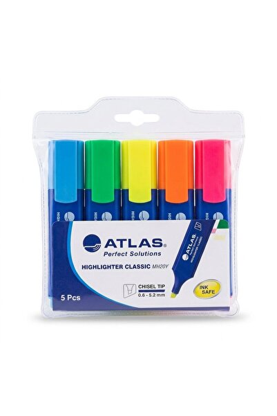 Atlas Highlighter Classic MH 20 Y – 5 Pcs Set