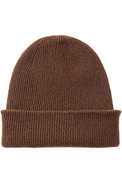 Dotail Căciulă unisex, 100% cașmir, dublu stratificată, tricotată reiat, mări...