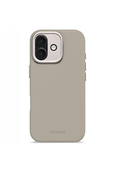 NO BRAND Husă iPhone 17 Decoded AntiMicrobial Etui Silikonowe / taupe deschis