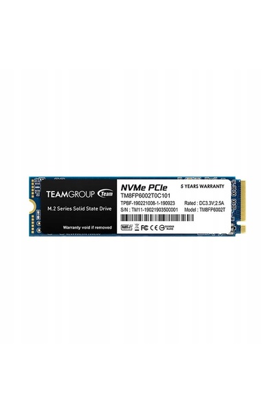 NO BRAND Disc SSD Team Group MP33 2TB M.2 2280 PCIe NVMe (1800/1500)