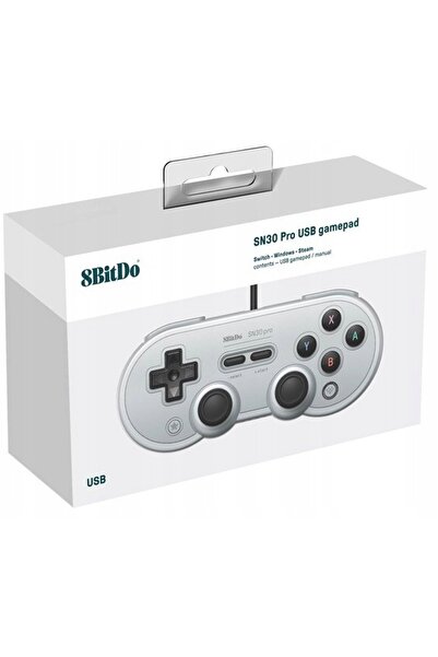 NO BRAND 8BitDo SN30 Pro Controler de joc cu fir USB pentru Windows și Switch