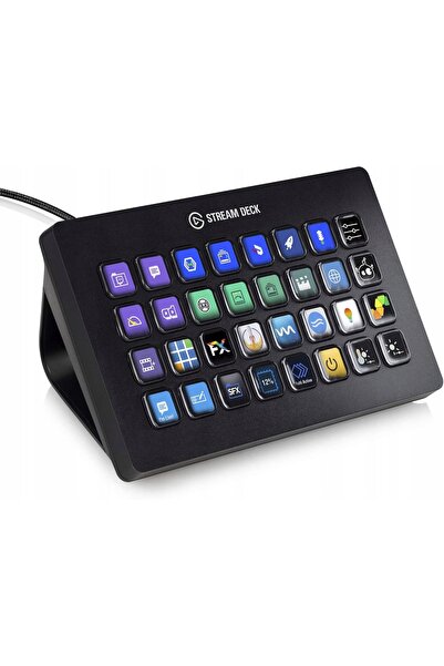 NO BRAND Controler USB 3.0 Elgato Stream Deck XL 32 taste LCD + Suport magnetic