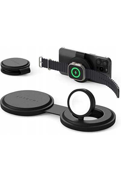NO BRAND Încărcător prin inducție pentru iPhone Apple Watch de călătorie Mags...