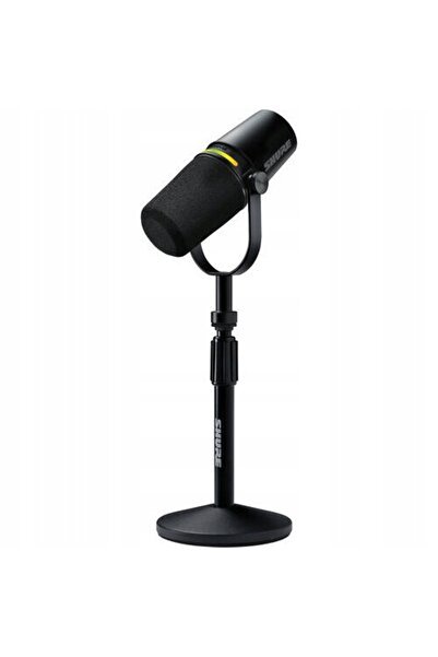 Shure Microfon dinamic MV7+ cu suport pentru podcasturi, certificat OBS