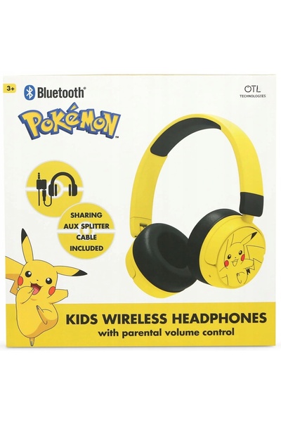 NO BRAND CĂȘTI WIRELESS OTL KIDS V2 - POKEMON PIKACHU