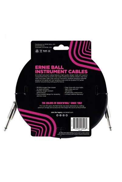 NO BRAND Cablu instrument ERNIE BALL EB6048 3.05m