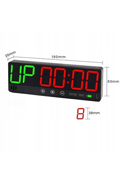 inSPORTline CF15 CROSSFIT TABATA cronometru magnetic cu LED pentru antrenament