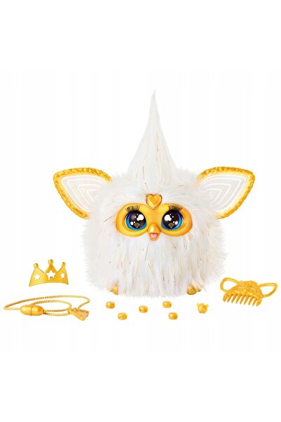 Hasbro FURBY JUCĂRIE INTERACTIVĂ DE PLUȘ GOLDEN SHINE LIMBA POLONEZĂ G1938