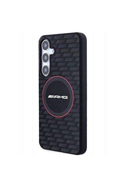 MERCEDES Husă originală pentru Galaxy S24, AMG Silicone Carbon Pattern MagSaf...