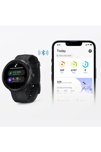 NO BRAND Ceas inteligent 70mai Maimo Watch R CEAS SMARTWATCH NEGRU