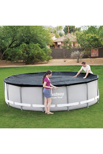 BESTWAY Husă de protecție 427 cm pentru acoperitoare de piscină cu cadru de 14FT