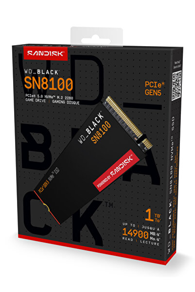 WD Dysk SSD SN8100 Negru 1TB