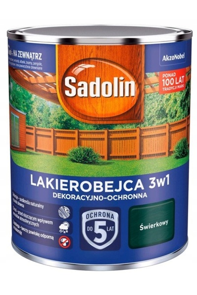 Sadolin LAKIEROBEJCA 3-în-1 DECORATIV PROTECȚIONANT 2,5L PIN