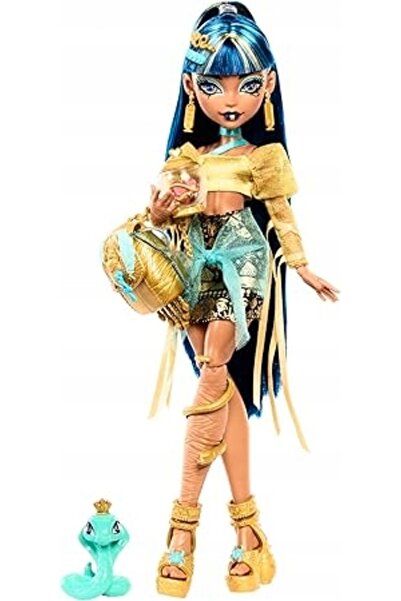 NO BRAND PĂPUȘĂ MONSTER HIGH CLEO DE NILE CU ACCESORII HIT! MONSTREL LALKA