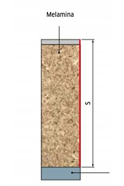 NO BRAND Freză dreaptă de copiere + Rulment D12 I40 S8 mm FREUD 42-11508