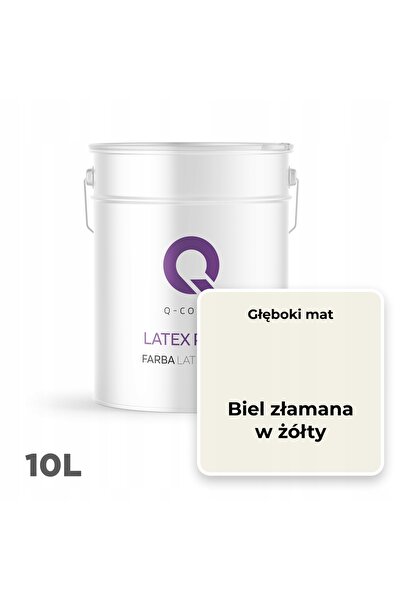 NO BRAND Vopsea latex pentru pereți, culoare alb-galben, H6984, 10L, mată, pr...