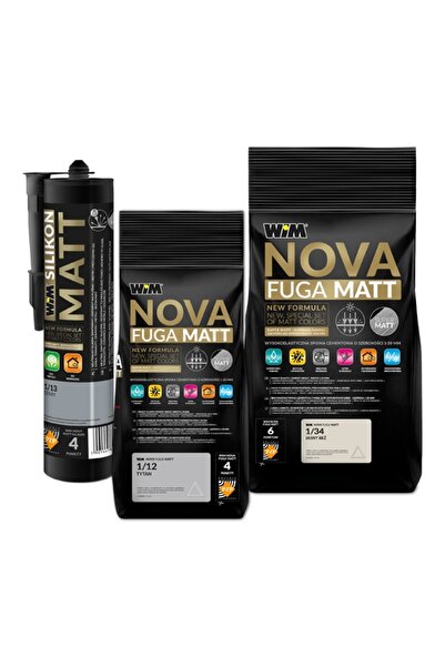 NO BRAND WIM silicon mat MATT 1/22 122 120 300ml NEGRU NEGRU INTENS MAT + CUBURI