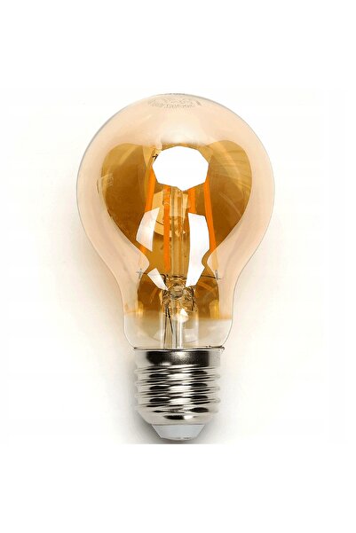 NO BRAND 6x Bec LED cu filament E27 A60 12W, lumină caldă, retro vintage, set...