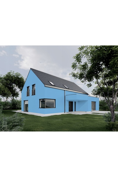 NO BRAND Chit siliconic pentru pereți, culoare albastră F116, 15 kg, producător