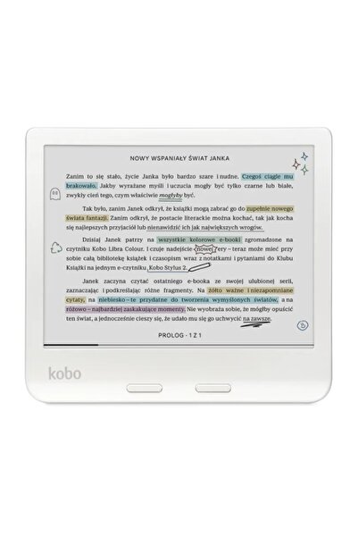 kobo Libra Culoare Albă 7 inci E Ink Bluetooth 32 GB Reader