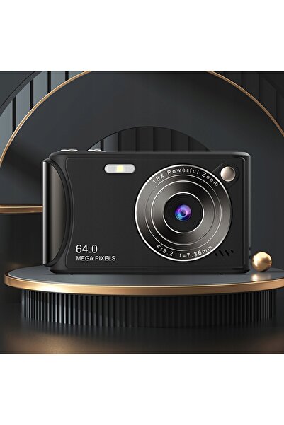 NO BRAND Cameră digitală XREC Q18, Fotografii 64MP, Video 4K / 30fps, Zoom 18...