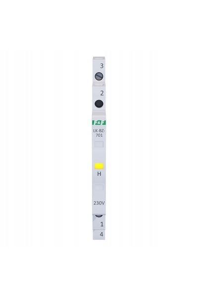 F&F DİZAYN LAMPĂ DE VERIFICARE CU SIGURANȚĂ SLIM 6mm 1x230V AC GALBEN F&F LK-...