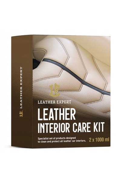 NO BRAND Kit 5-în-1 pentru curățarea și îngrijirea tapițeriei din piele, pent...