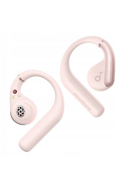 Soundcore Anker AeroFit Open-Ear BassUp Alb Căști wireless SPORT